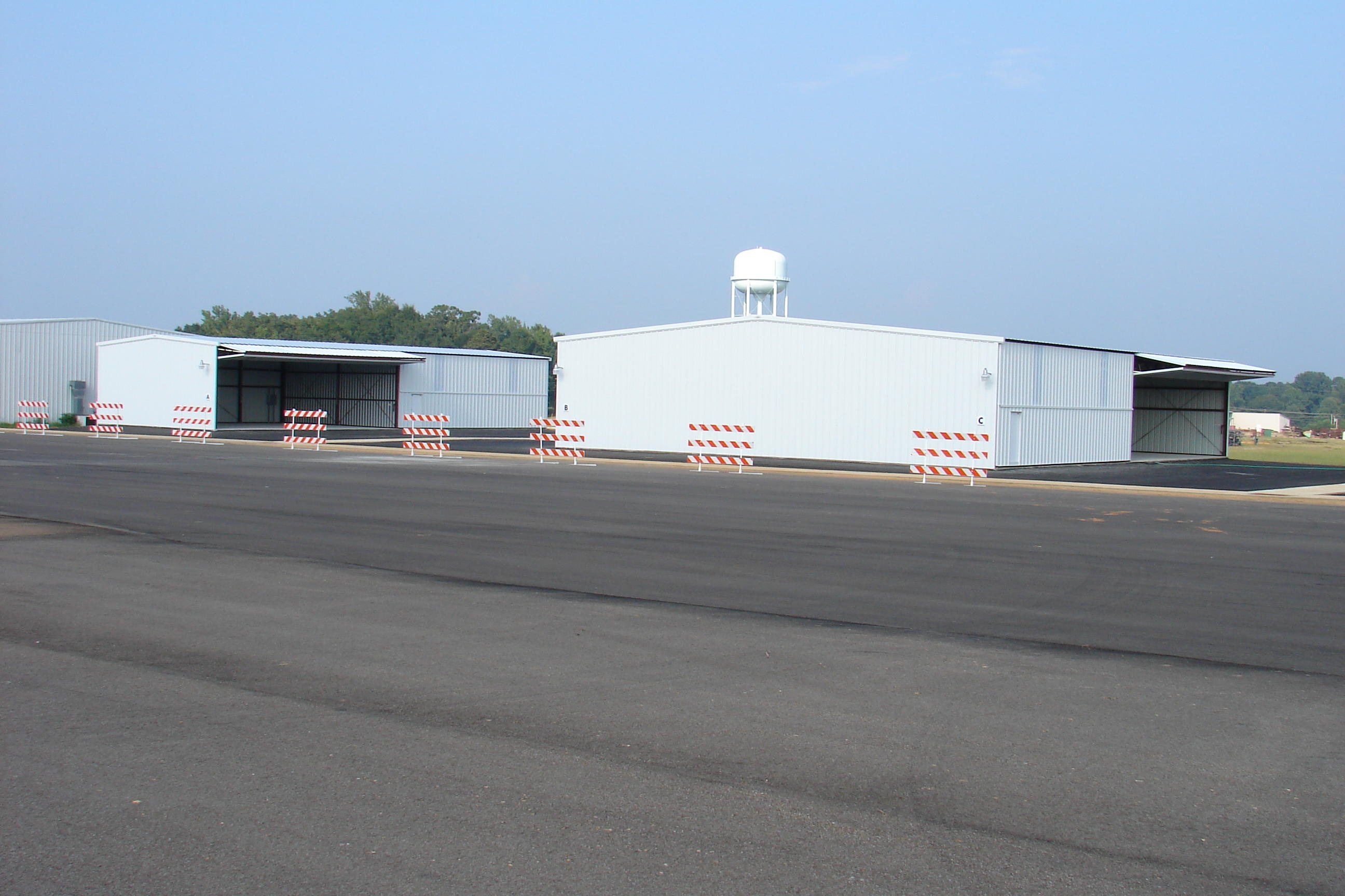 Philadelphia MS Airport hangars